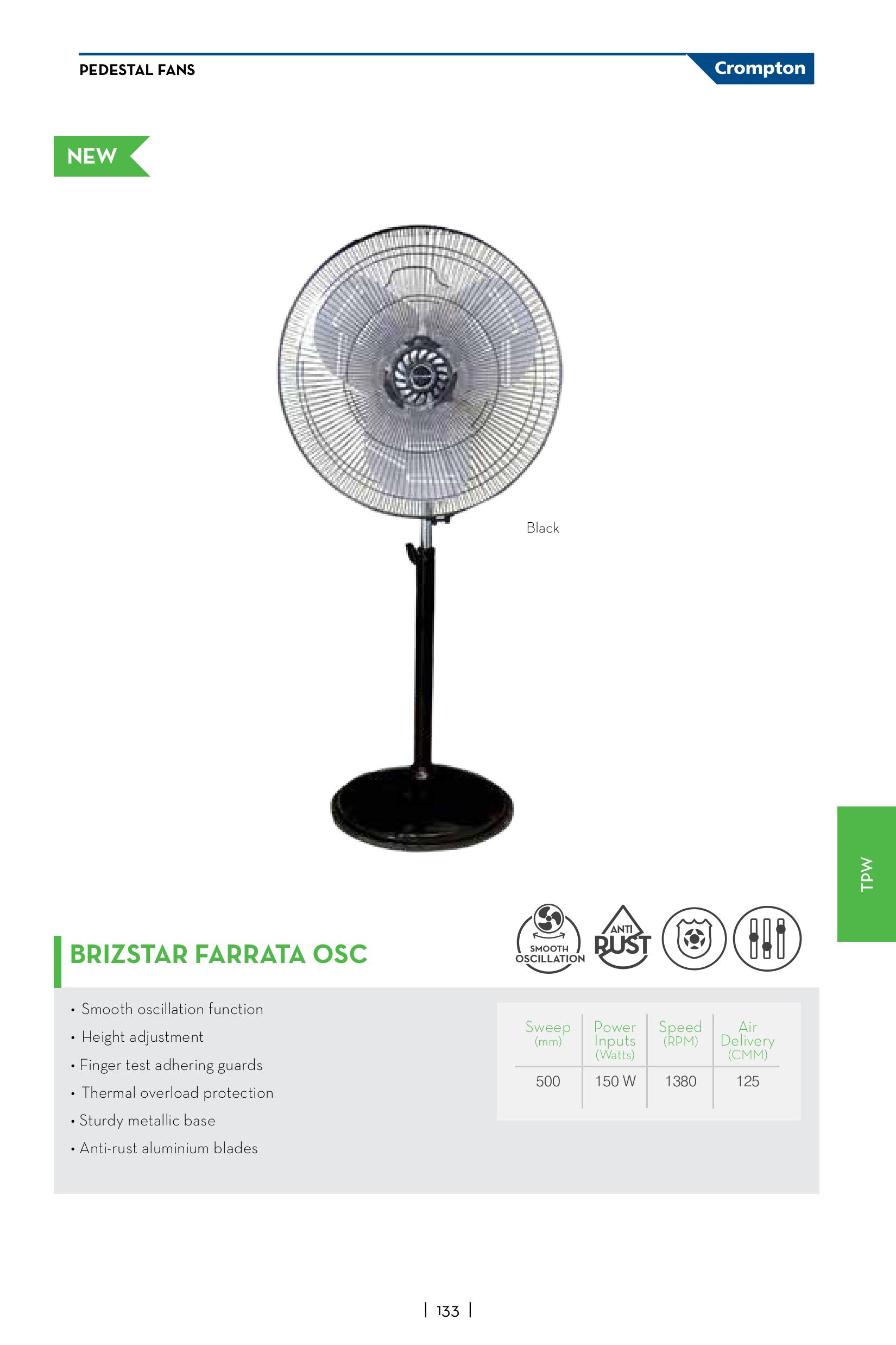 Crompton Pedastal Brizstar Farrata OSC